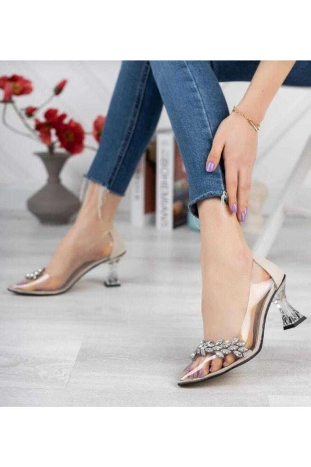 Kitten heel clear shoes store