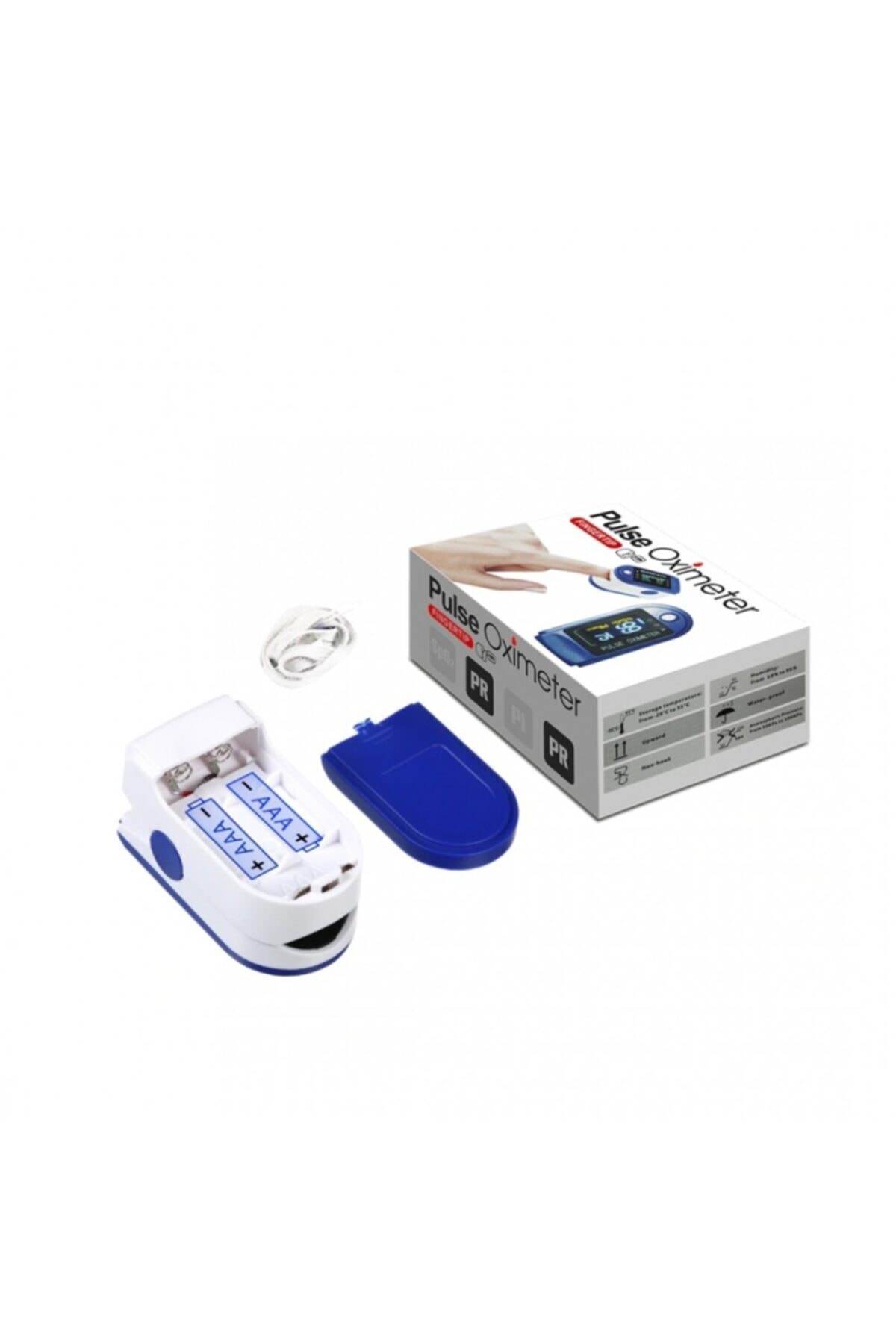 Parmak Tip Oksijen Ve Nabız Ölçer Oksimetre Pulse Oximeter 3