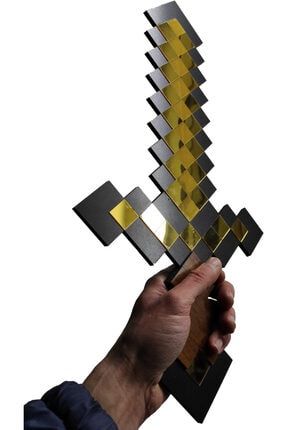 Minecraft Altın Kılıç Ahşap Oyuncak, Minecraft Oyuncağı PYTHTLZR2022MNALTNKLC1
