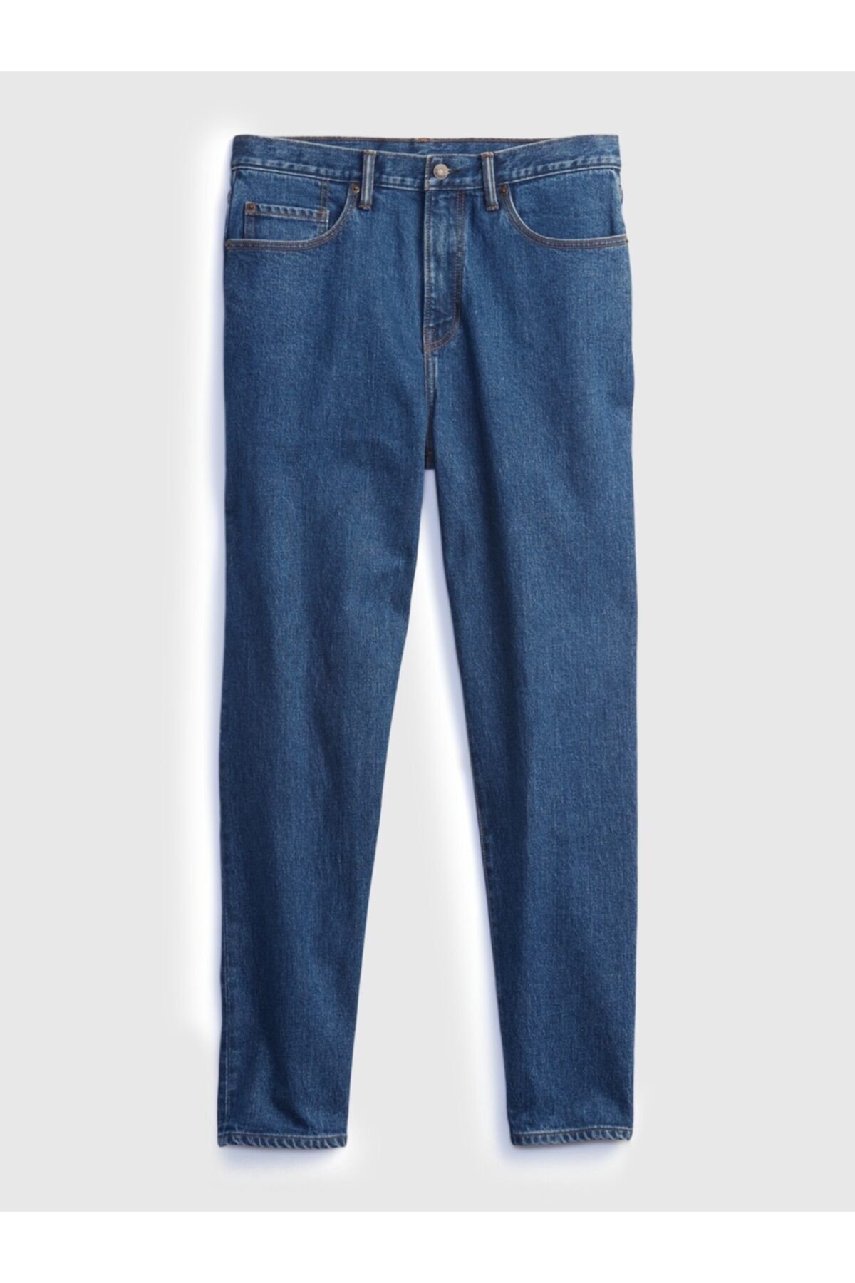 Erkek Mavi Flex Relaxed Taper Washwell Jean Pantolon