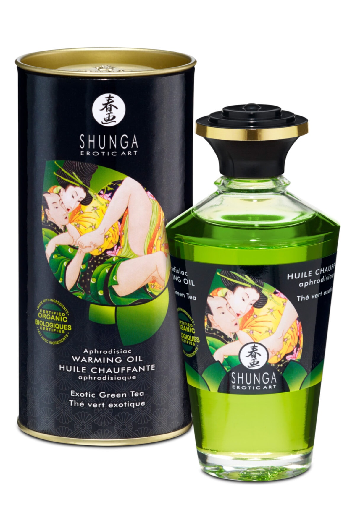 Yeşil Çay Kokulu Aphrodisiac Warming Oil 100ml 2
