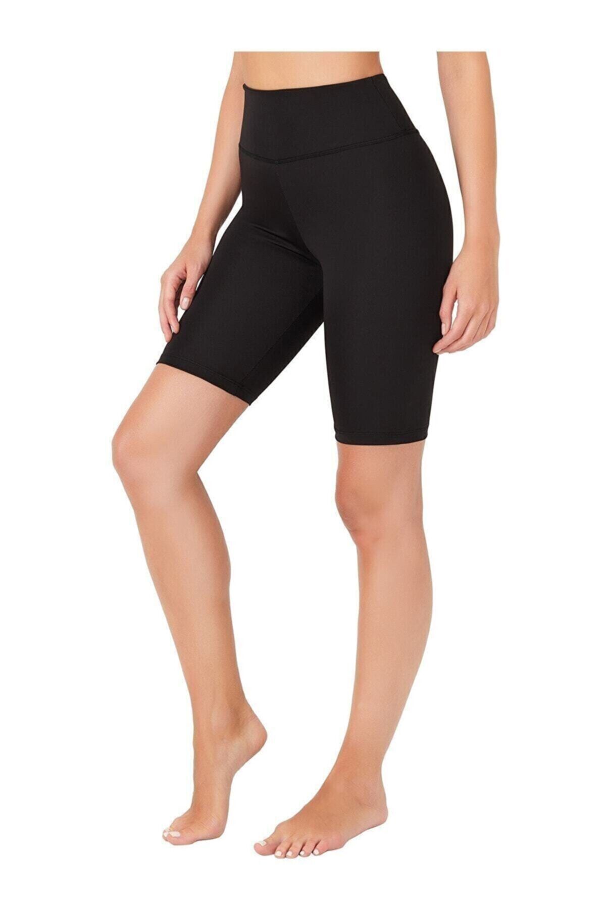 Los Ojos-Damskie czarne, luźne spodenki rowerowe z wysokim stanem, krótkie legginsy sportowe Biker Basics 2