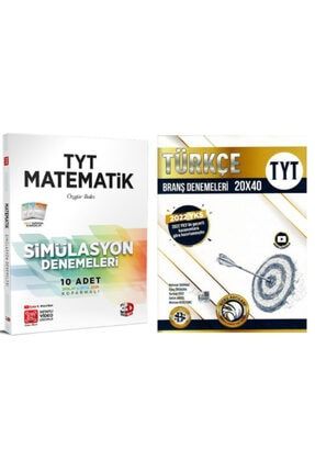 Ları Tyt Matematik 10'lu Simülasyon Denemeleri Tyt Bilgi Sarmal 20*40 Türkçe Deneme Set 3456754345655