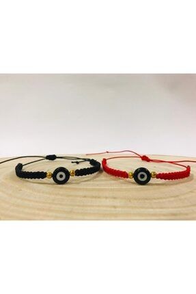 Örgü Bileklik 2li Nazar Boncuklu Ip Örme Handmade Şans Bileklik Aşk Bileklik Seti Hediyelik Bileklik bileklikgrup4