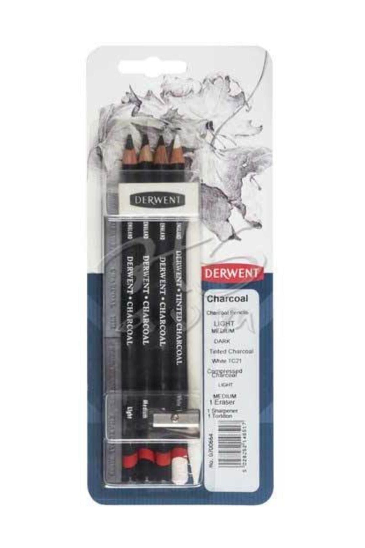 Derwent-Charcoal Drawing Pen Set of 9 1