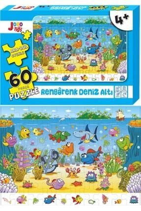 Joho Toys Rengarenk Denizaltı 60 Parça Puzzle 5550000000139