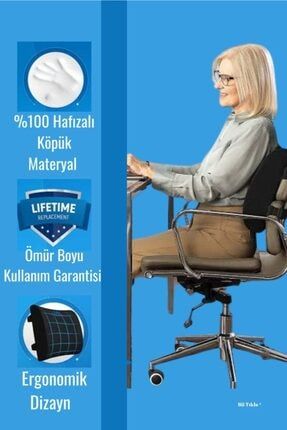 Yeni Nesil Sırt Minderi Sandalye Yastığı Koltuk Sırt Minderi Ortopedik Minder TYC00256341628