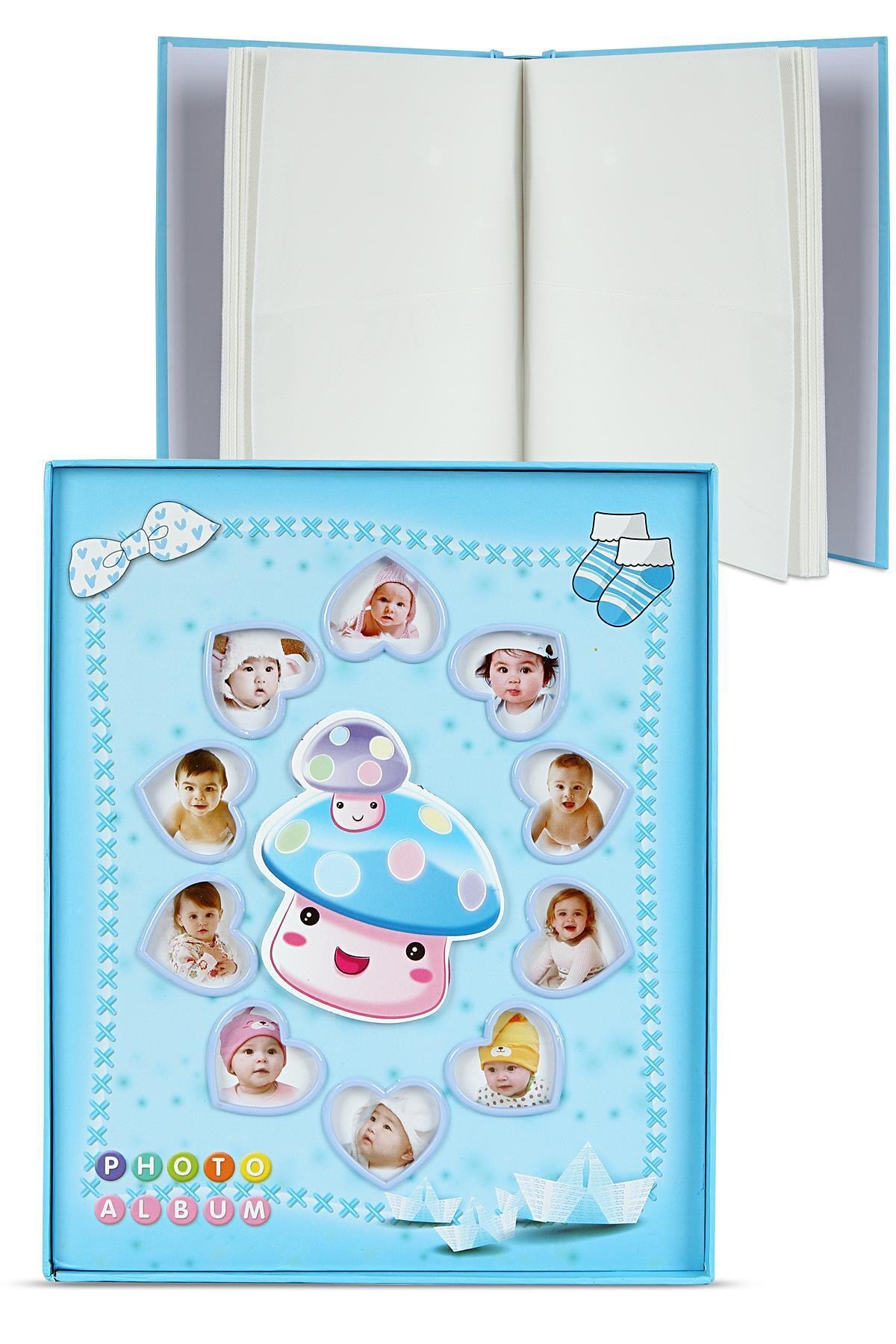 Birlik Fotoğrafçılık Mavi Bebek Albümü 5x7 (13x18) 120'lik 6257 fotoğrafı 2 (önizleme)
