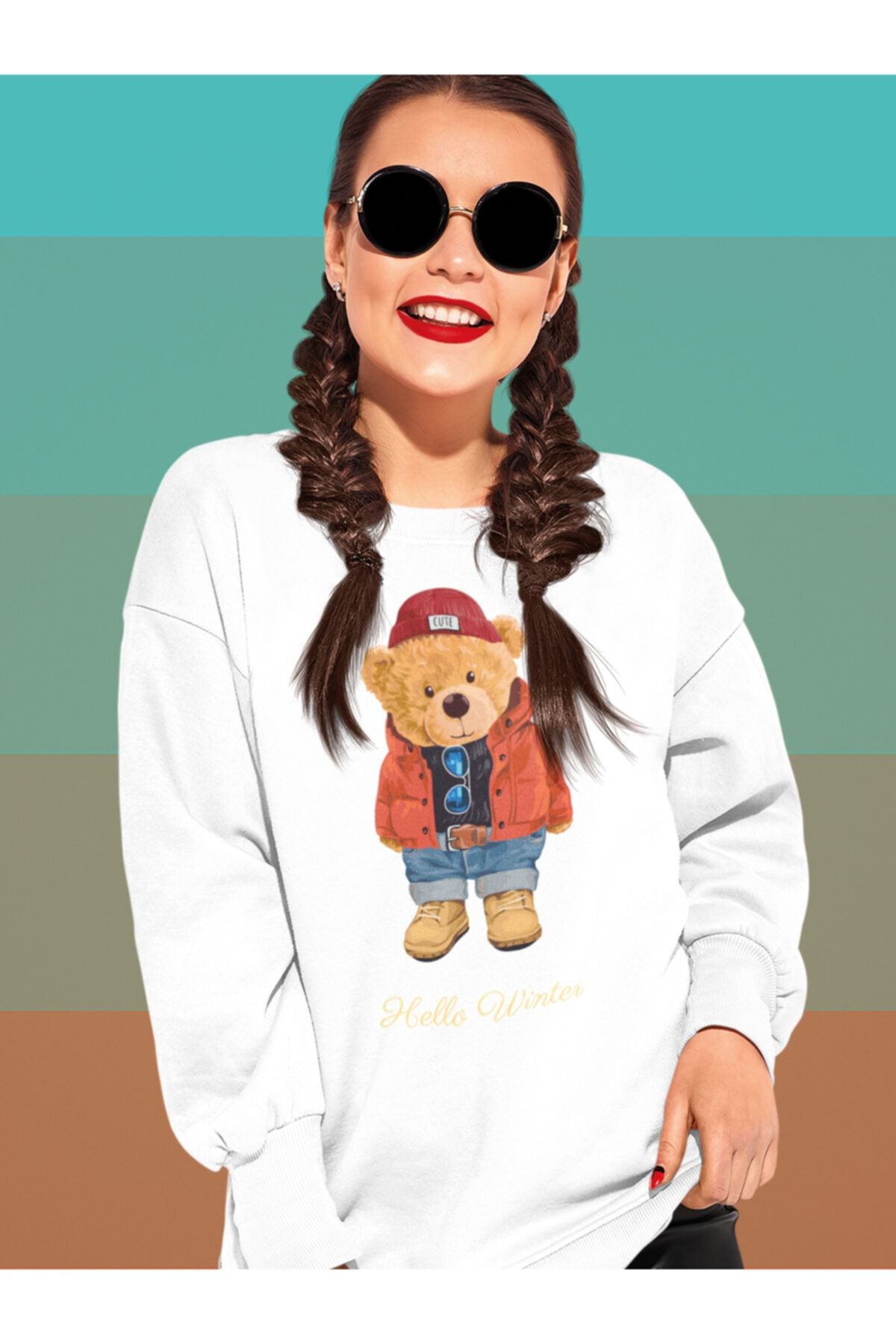 Sweatshirt teddy bear hotsell