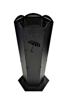 Dekoratif Metal Şemsiyelik Siyah JH SİYAH ŞEMSİYELİK