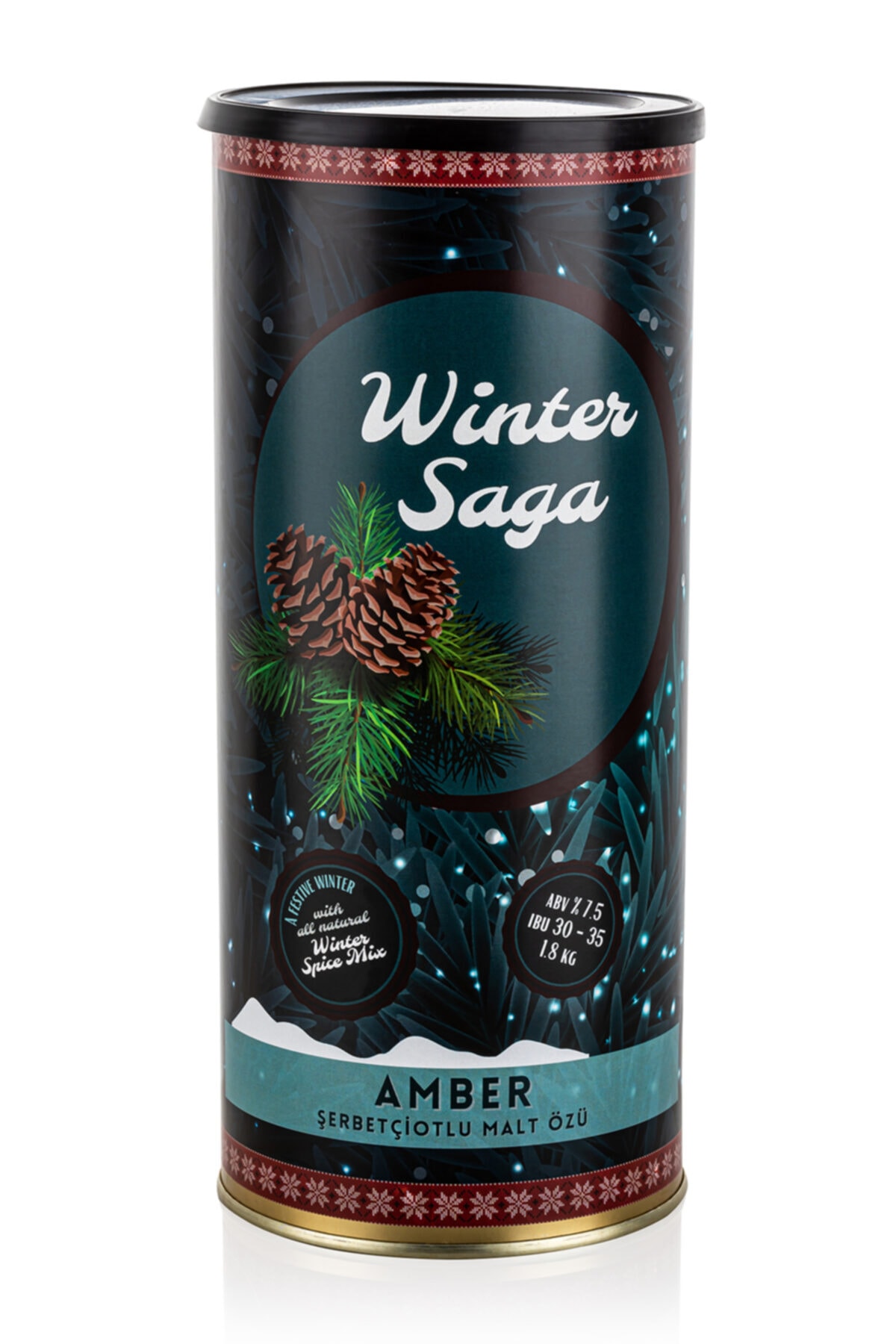 Vinomarket Winter Saga - Amber - Şerbetçiotlu Malt Özü 1.8 Kg