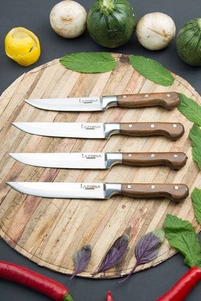 4'lü Mutfak Bıçak Seti Et Ekmek Sebze Meyve Bıçağı YNMD17