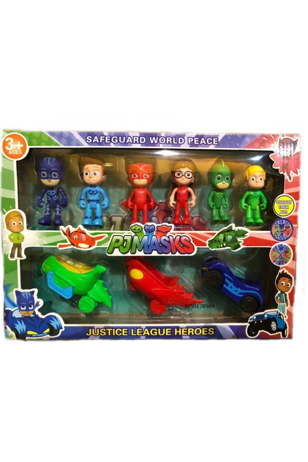 Pj Mask Pija Masks Car Figure Toy 9 Piece Set