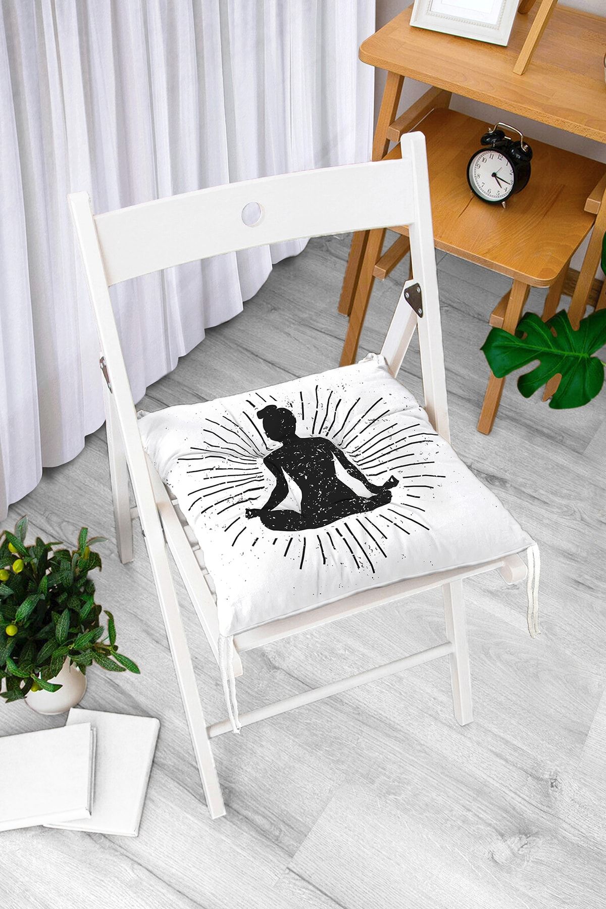 Realhomes Scaun Puf Modern Decorat Imprimat Digital - Perna - One Size