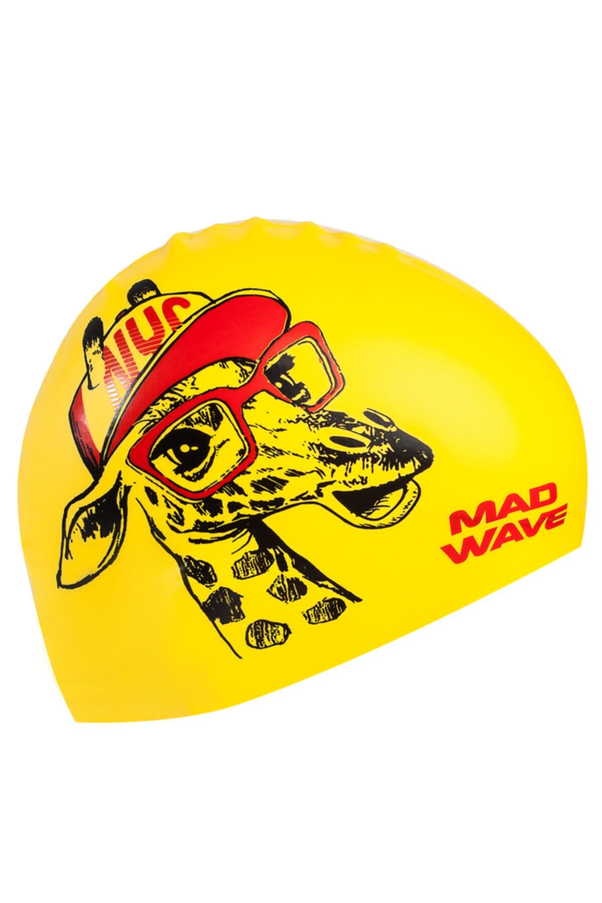 کلاه شنا زرد مردانه و زنانه سیلیکون جونیور ژیرافت یک سی Mad Wave