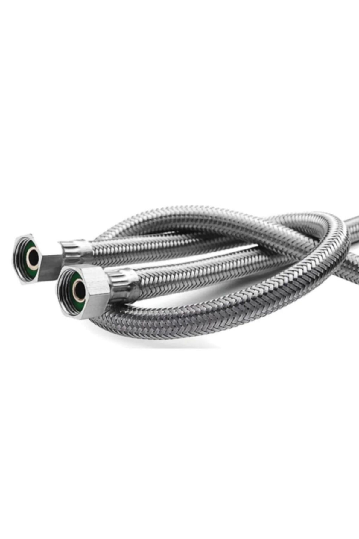 Kastore Spiral Çelik Örgülü Klozet Bağlantı Flex Hortumu - 3/8 - 3/8