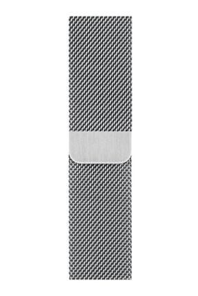Apple Watch Hasır 38mm/40mm Milano Kordon Çelik Kayış Sılver/gumus mln01