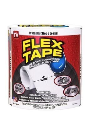 Flex Tape Güçlü Suya Dayanıklı Su Sızdırmaz Sıcak Soğuk Tamir Bandı Beyaz ARS-FLEXTAPE-BEYAZ