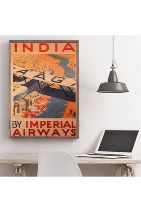 Hindistan - India Vintage Kraft Poster - 33x48cm TYC00363342977