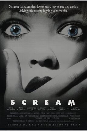Scream (1996) 70 Cm X 100 Cm Afiş – Poster Farmutgab TRNDYLPOSTER09234