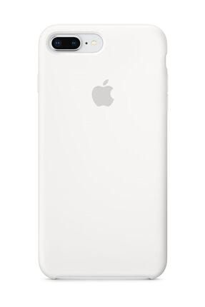 Beyaz Iphone 7 Plus 8 Plus Silikon Kılıf GNP88
