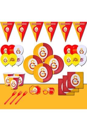 Galatasaray Doğum Günü Parti Seti 8 Kişilik GALATASARAY 8