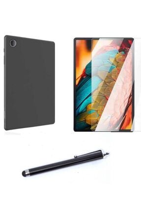 Galaxy Tab A8 10.5 Sm-x200 2021 Uyumlu Kılıf + Cam Ekran Koruyucu + Tablet Kalemi 3'lü Set İncisoft SM-X200