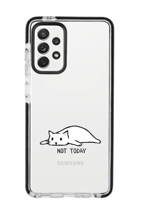 Samsung A52 Not Today Desenli Candy Bumper Silikonlu Telefon Kılıfı BilişimAkademinottodayblacka52syhcb