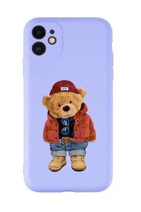 Iphone 11 Uyumlu Teddy Bear Desenli Kamera Korumalı Lansman Kılıf Premium Silikonlu BilişimAkademiIP11KKLTDDYBR01