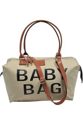 Baby Bag Tasarım Bej Anne Bebek Bakım Ve Kadın Çantası AYB-BSTC