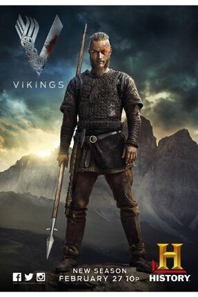 Vikings (tv) 70 Cm X 100 Cm Afiş – Poster Tzameters TRNDYLPOSTER14472