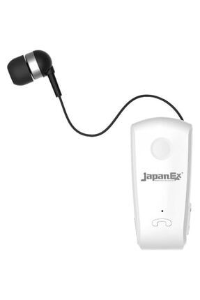 Makaralı Çekmeli Kulak Içi Bluetooth Kulaklık JAPANEX-A08-Beyaz