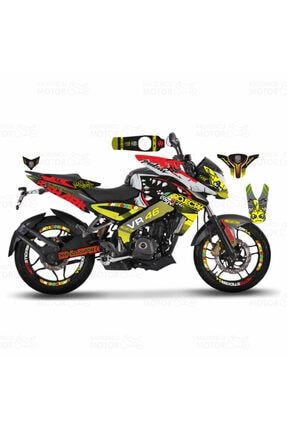 Bajaj Pulsar 200 Ns Rossi Sticker Set Sarı 13237253