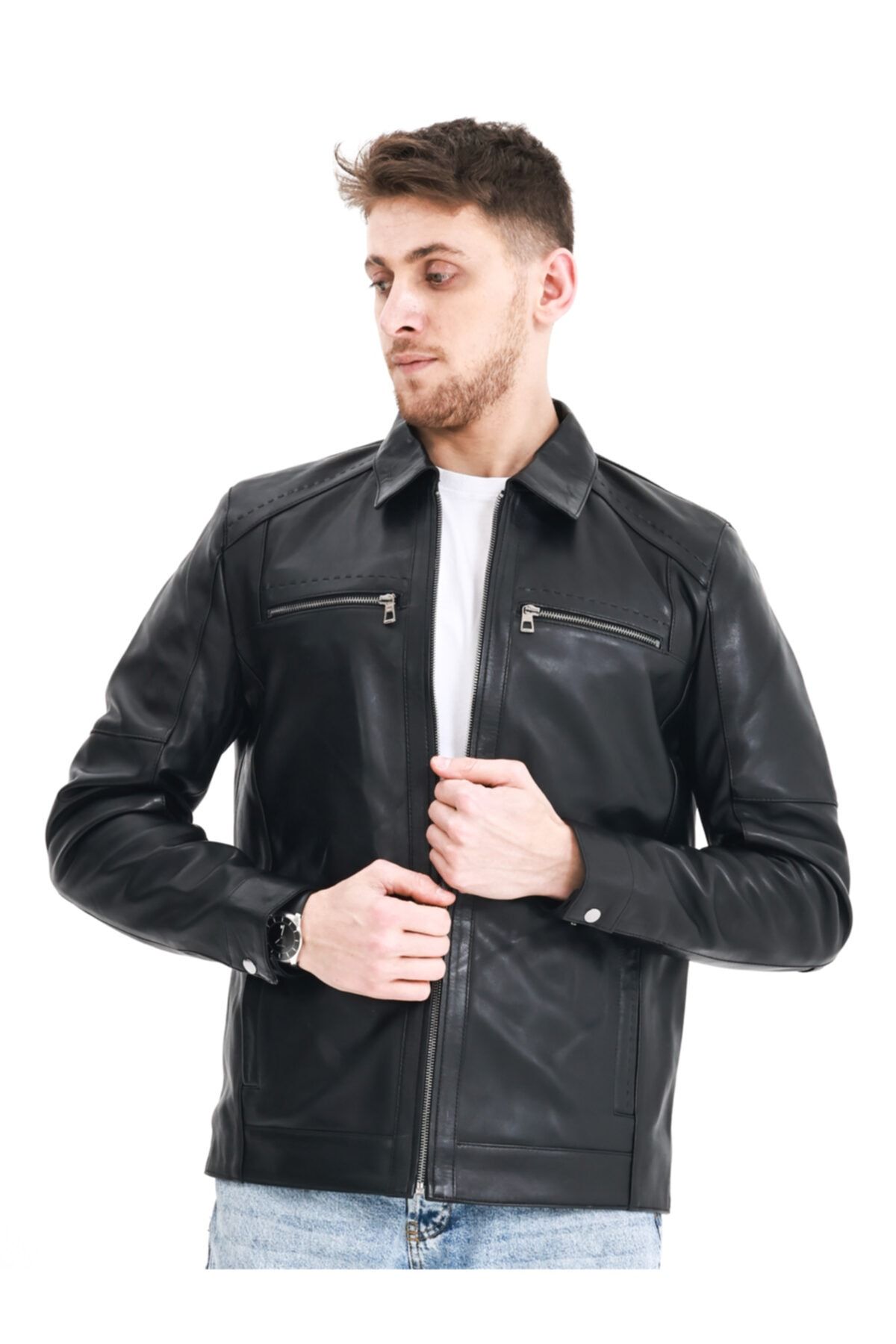 کاپشن چرم دری مسا DMRS0028