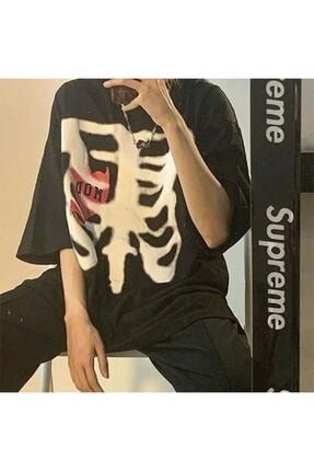 Daily Harajuku Heart In A Skeleton (unisex) T-shirt dailylokamtr