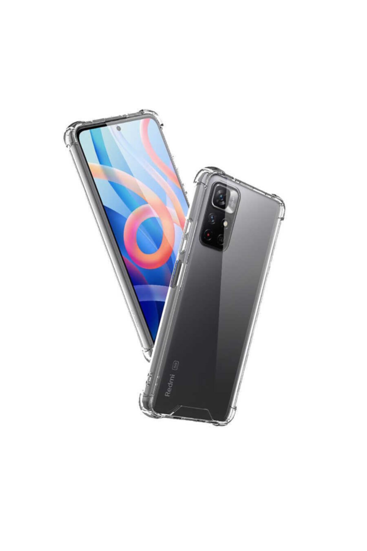 Xiaomi Redmi Note 11 Kapak Şeffaf Airbag Antishock Köşe Korumalı Silikon Kılıf