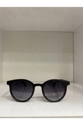 Siyah Çerçeve Degrade Cam Vintage Yuvarlak Kadın Güneş Gözlüğü Hg-1000-10004 BTK1004