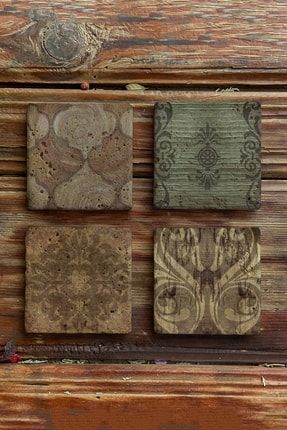 Taş Bardak Altlığı Stone Coasters - Desen Seti / Desenler BA-584
