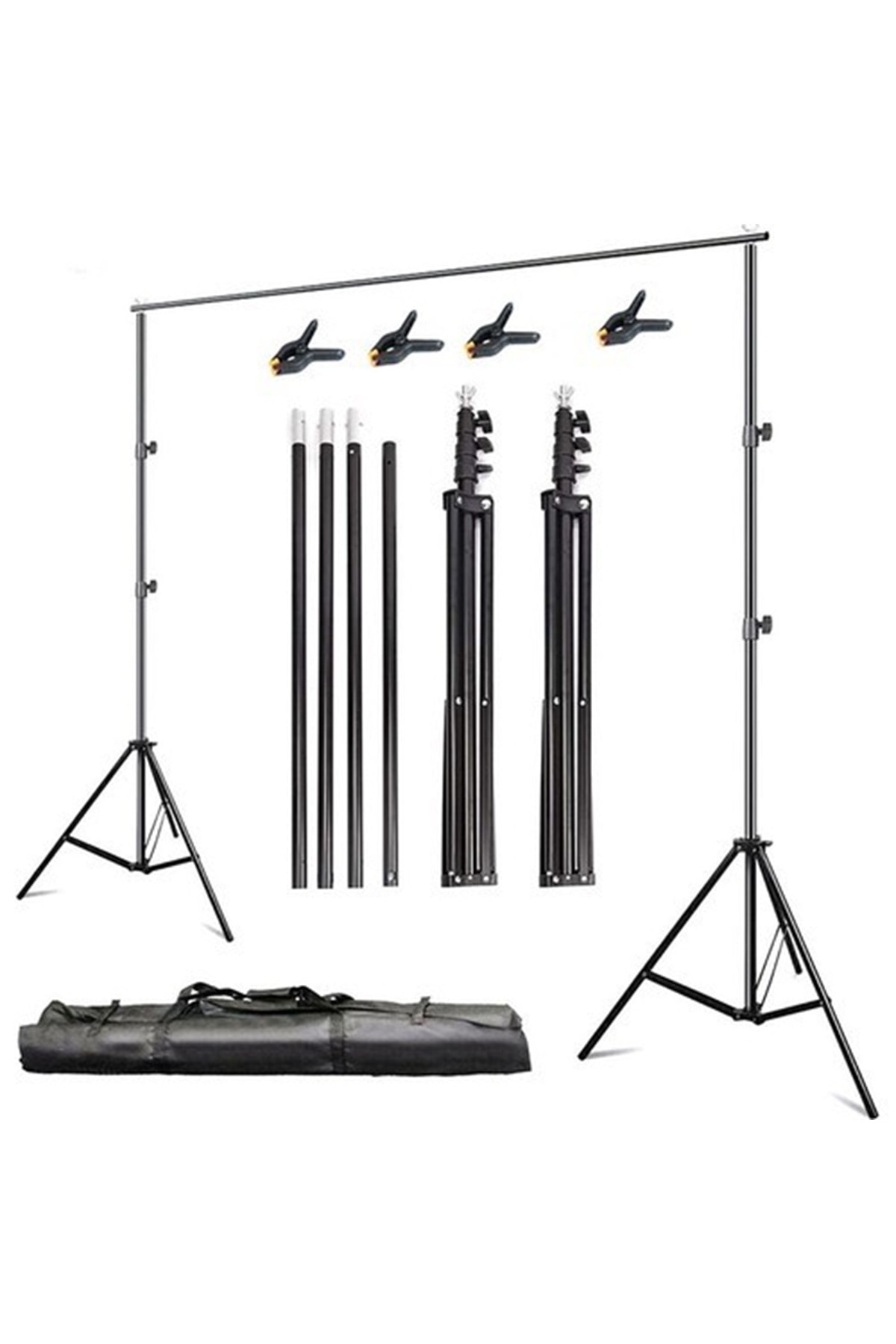 Taşınabilir 2x3 Metre Fon Standı