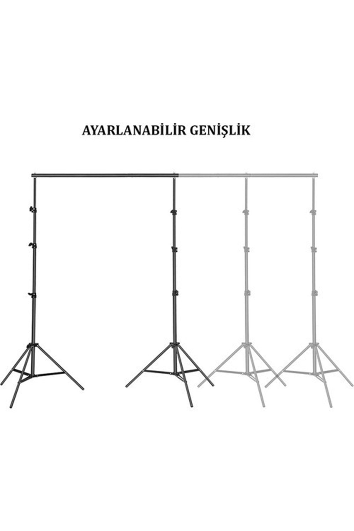 Taşınabilir 2x3 Metre Fon Standı