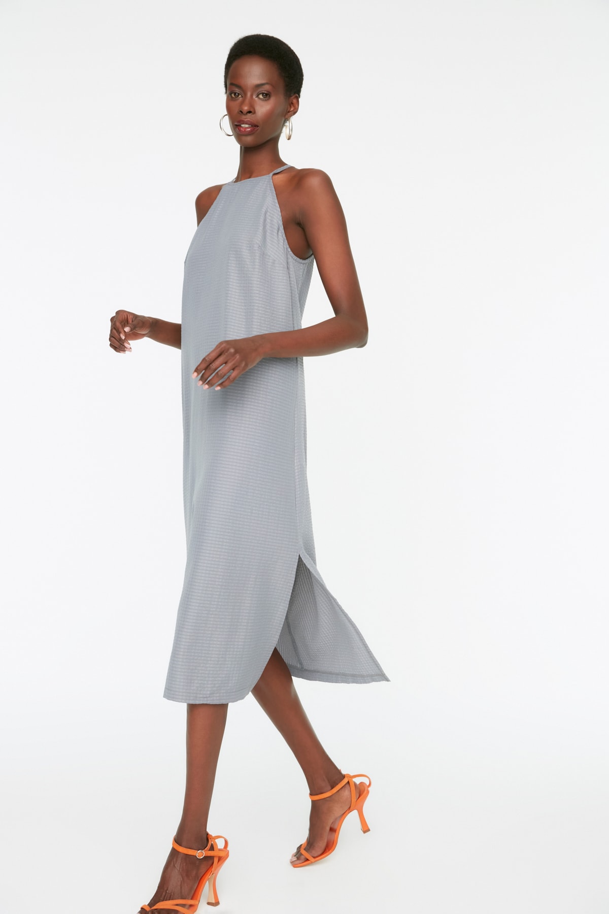Trendyol Collection Kleid Blau Shift Fast ausverkauft