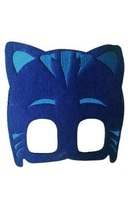 Kedi Çocuk Pijamaskeliler Kedi Erkek Çocuk Keçe Maske k1132