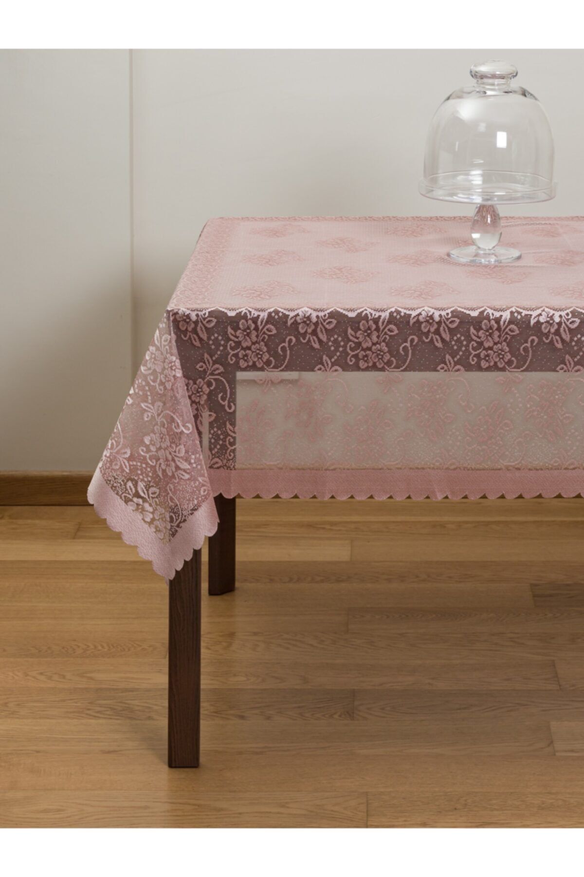 Papion Home-Bougainvillea Patterned Knitted Tablecloth 1