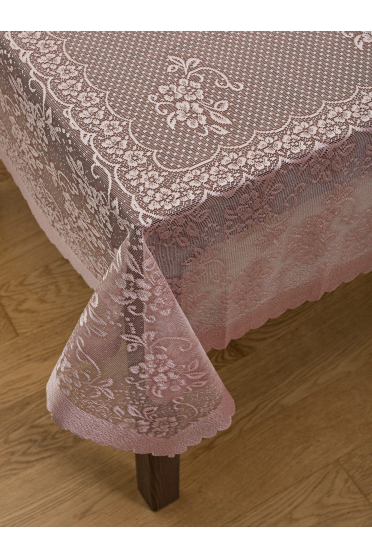 Papion Home-Bougainvillea Patterned Knitted Tablecloth 4