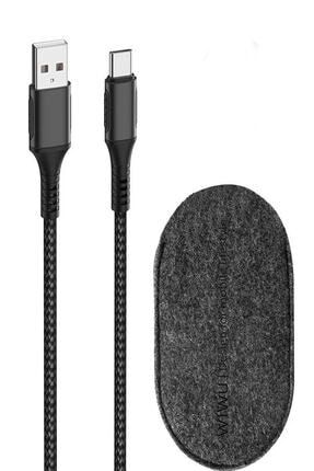 Oppo A5 2020 Şarj Aleti Usb Kablo Kopmaz Kırılmaz Type-c Hızlı Şarj 1.2 Metre Uzunluk Uyumlu SKU: 92765