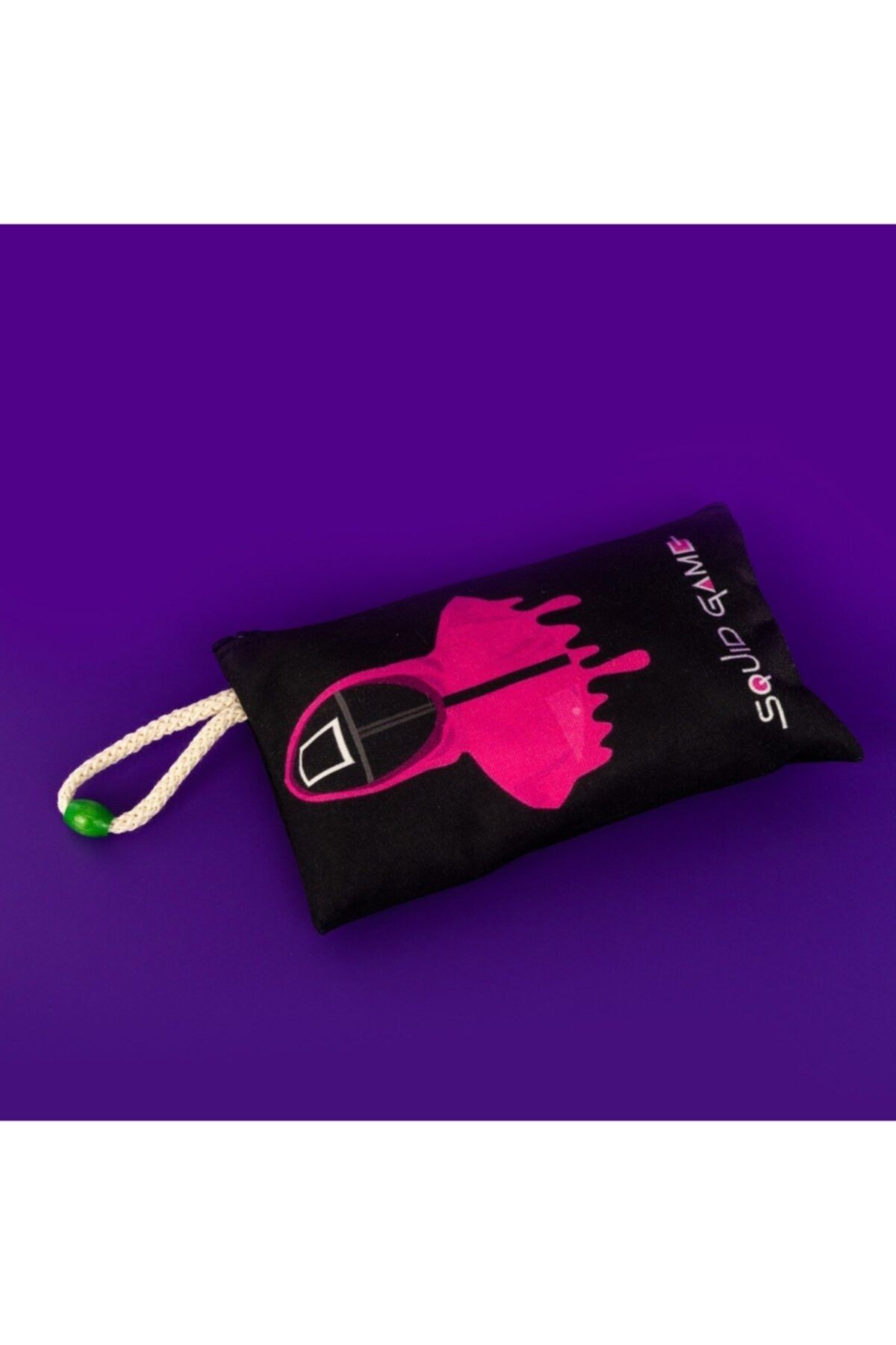 Makko Polo-Black Cloth Pen Holder with Squid Game Design 4