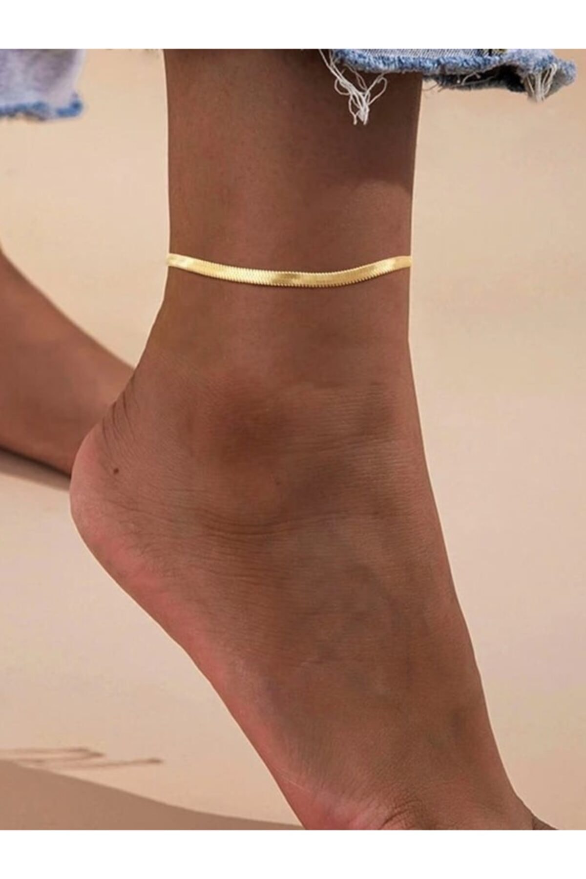 ESUSO Italyan Zinciri Ayak Bilekliği Halhal