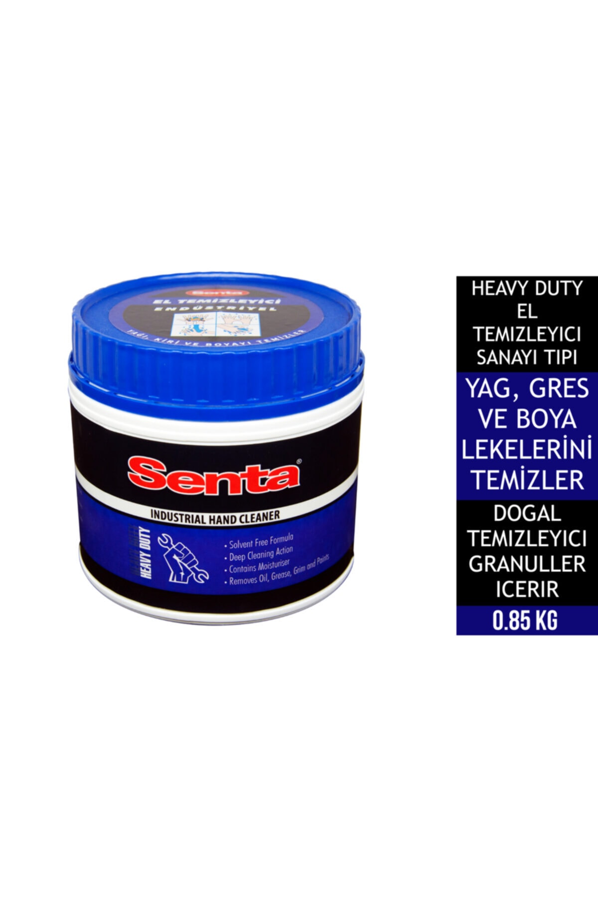 Senta Boya Senta Sanayi Tipi El Temizleme Kremi (granüllü ) 0.85 Kg