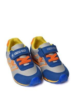 Mavi - Unisex Işıklı Çocuk Spor Ayakkabı ODS0968