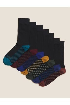 5'li Cool & Fresh™ Grafik Desenli Çorap Seti T10002310C